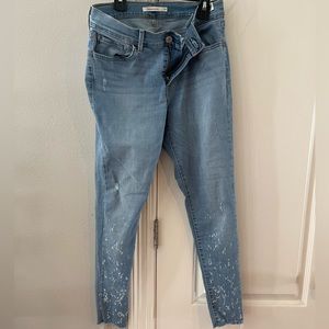 Washed Levi Skinny Jeans